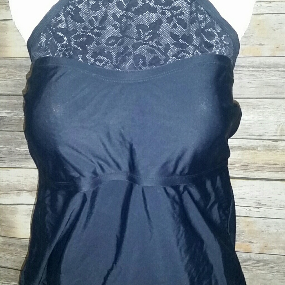 *SALE* SWIM SET Back Lace and Ruffle Tanktini